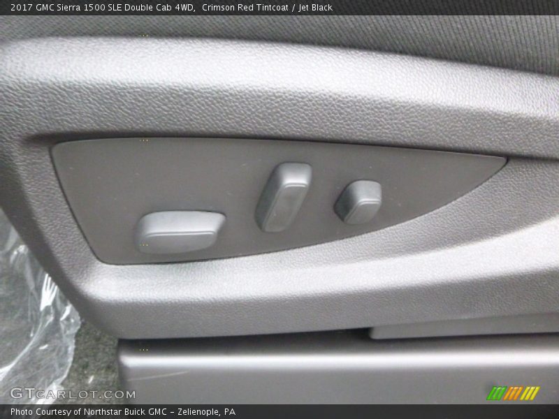 Crimson Red Tintcoat / Jet Black 2017 GMC Sierra 1500 SLE Double Cab 4WD
