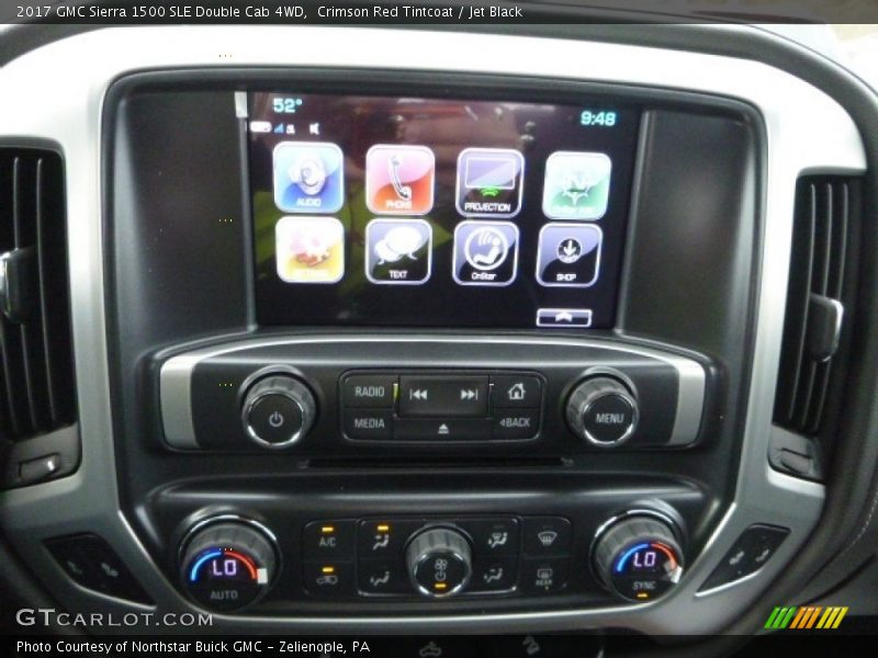 Controls of 2017 Sierra 1500 SLE Double Cab 4WD