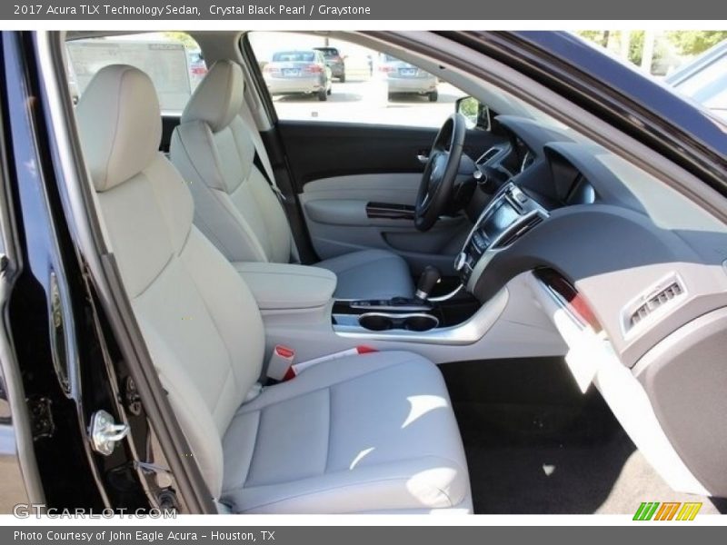 Crystal Black Pearl / Graystone 2017 Acura TLX Technology Sedan