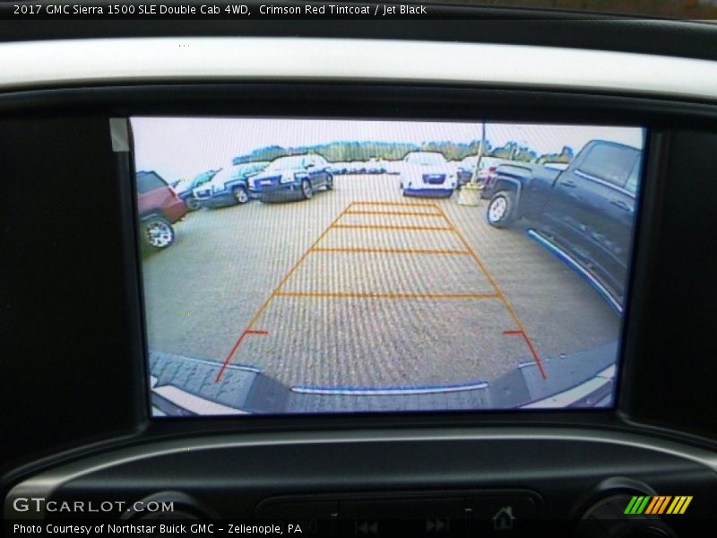 Crimson Red Tintcoat / Jet Black 2017 GMC Sierra 1500 SLE Double Cab 4WD