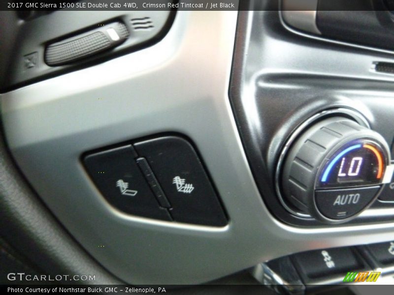 Controls of 2017 Sierra 1500 SLE Double Cab 4WD
