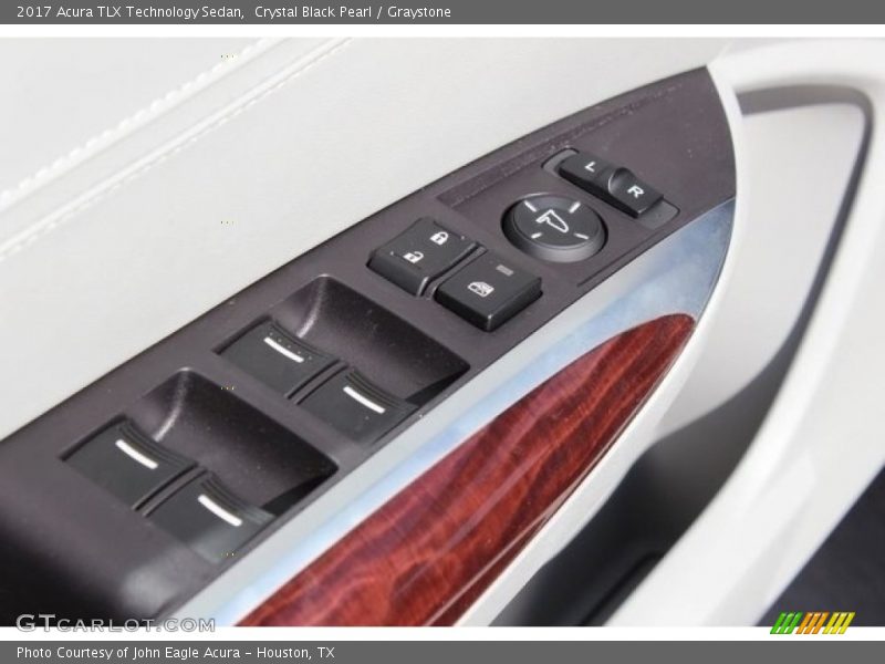 Crystal Black Pearl / Graystone 2017 Acura TLX Technology Sedan