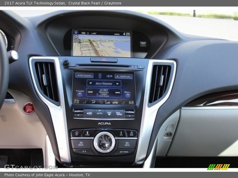 Crystal Black Pearl / Graystone 2017 Acura TLX Technology Sedan