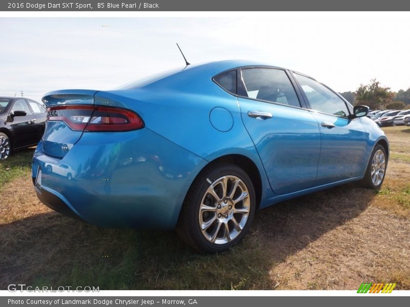 B5 Blue Pearl / Black 2016 Dodge Dart SXT Sport