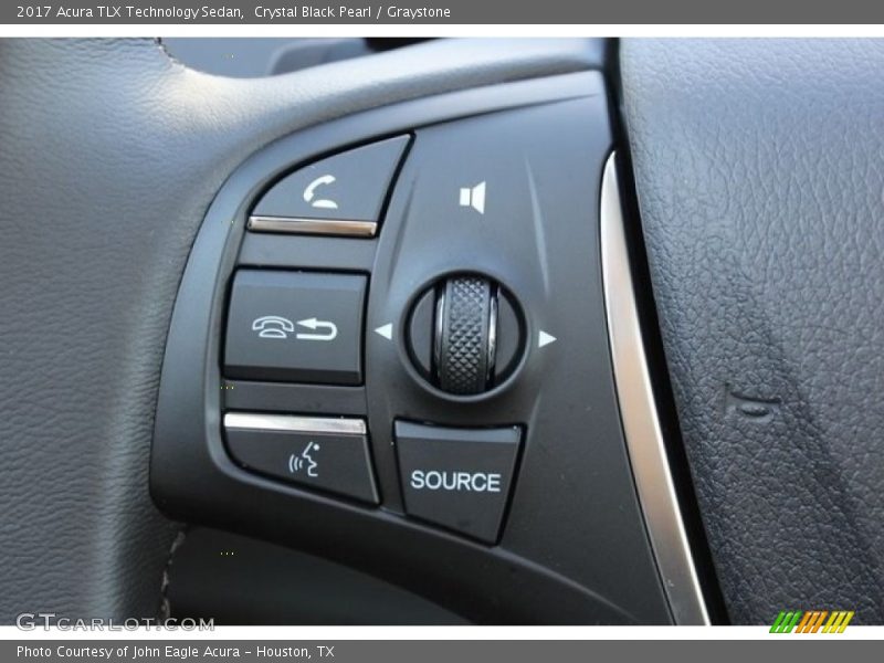 Crystal Black Pearl / Graystone 2017 Acura TLX Technology Sedan