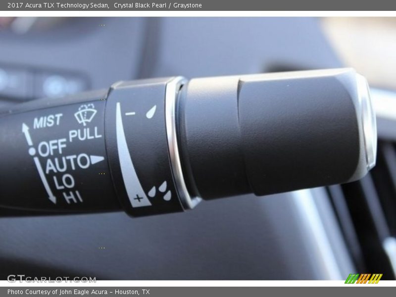 Crystal Black Pearl / Graystone 2017 Acura TLX Technology Sedan