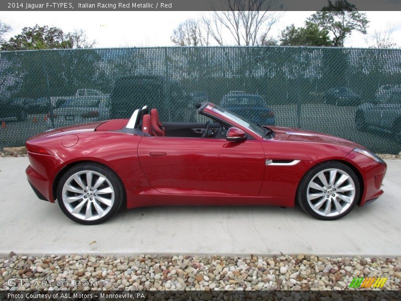 Italian Racing Red Metallic / Red 2014 Jaguar F-TYPE S