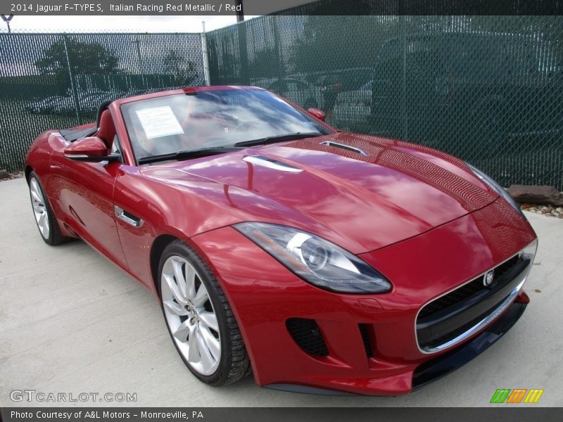Italian Racing Red Metallic / Red 2014 Jaguar F-TYPE S