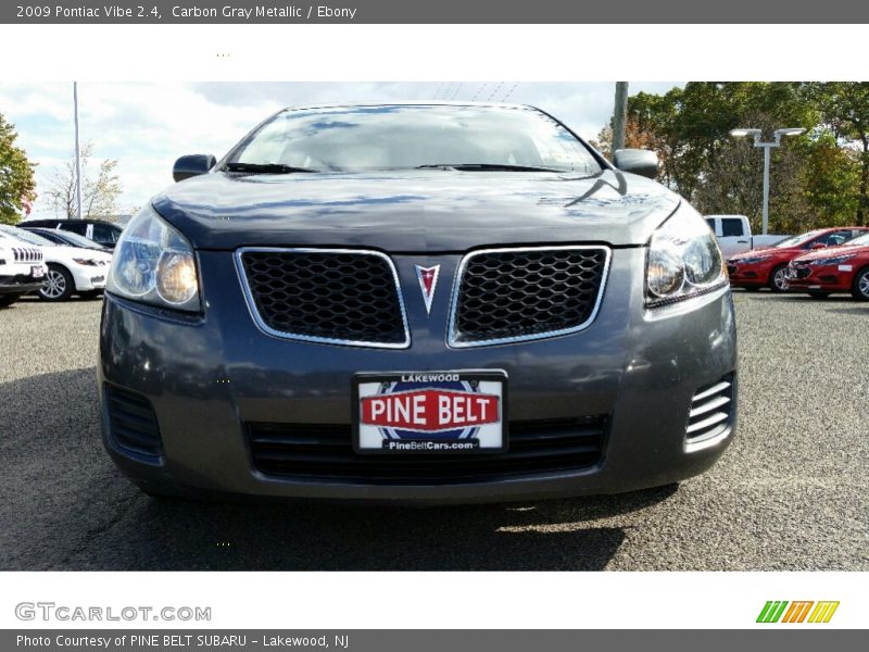 Carbon Gray Metallic / Ebony 2009 Pontiac Vibe 2.4