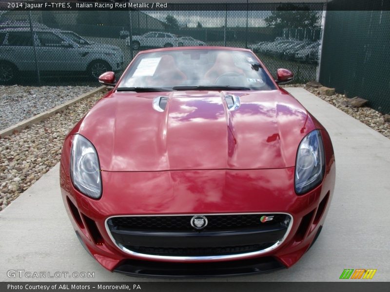 Italian Racing Red Metallic / Red 2014 Jaguar F-TYPE S