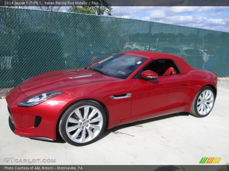 Italian Racing Red Metallic / Red 2014 Jaguar F-TYPE S