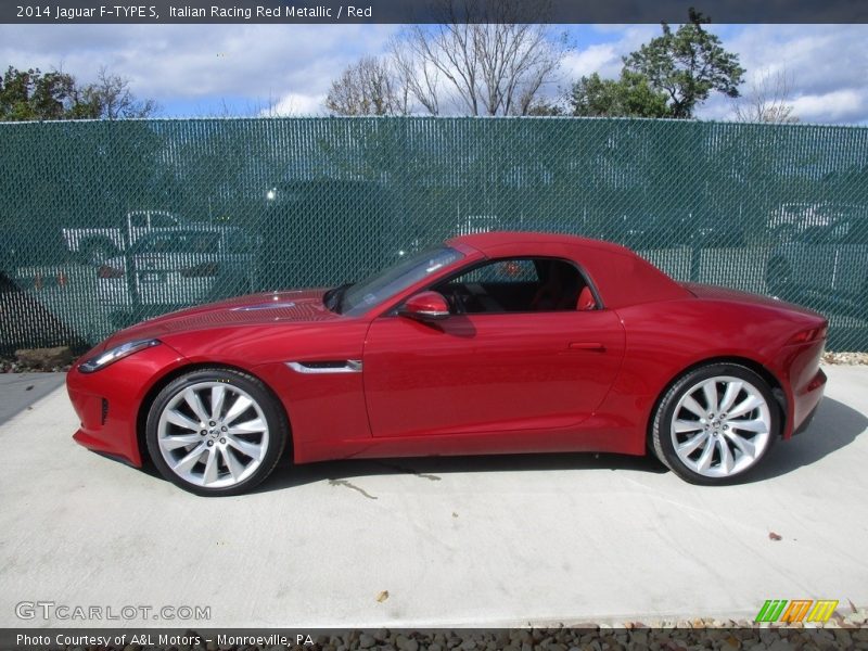 Italian Racing Red Metallic / Red 2014 Jaguar F-TYPE S