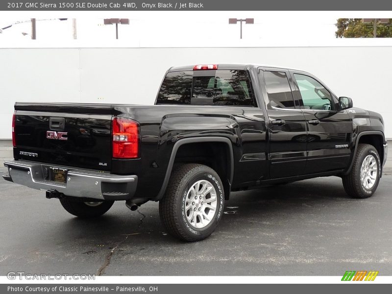 Onyx Black / Jet Black 2017 GMC Sierra 1500 SLE Double Cab 4WD