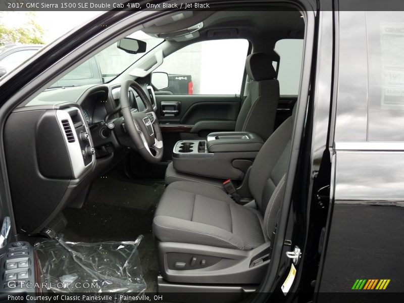  2017 Sierra 1500 SLE Double Cab 4WD Jet Black Interior