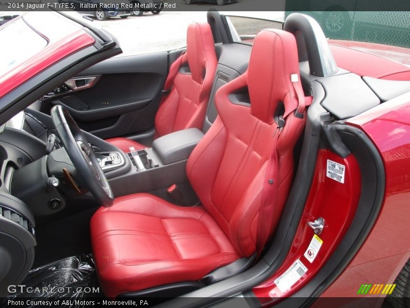  2014 F-TYPE S Red Interior