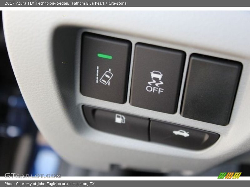 Fathom Blue Pearl / Graystone 2017 Acura TLX Technology Sedan