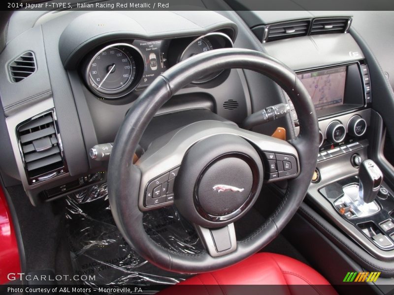 Italian Racing Red Metallic / Red 2014 Jaguar F-TYPE S