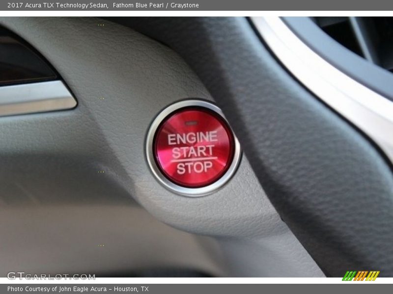 Fathom Blue Pearl / Graystone 2017 Acura TLX Technology Sedan