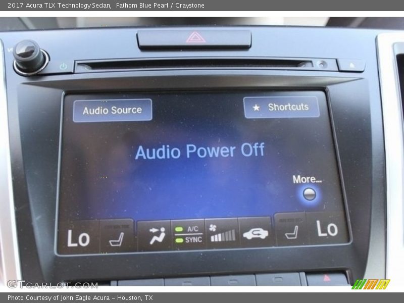Fathom Blue Pearl / Graystone 2017 Acura TLX Technology Sedan