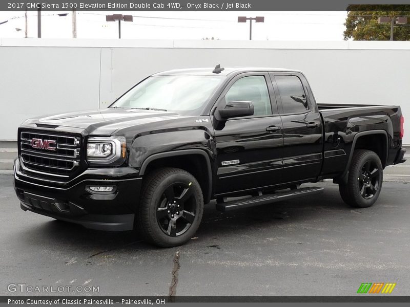  2017 Sierra 1500 Elevation Edition Double Cab 4WD Onyx Black