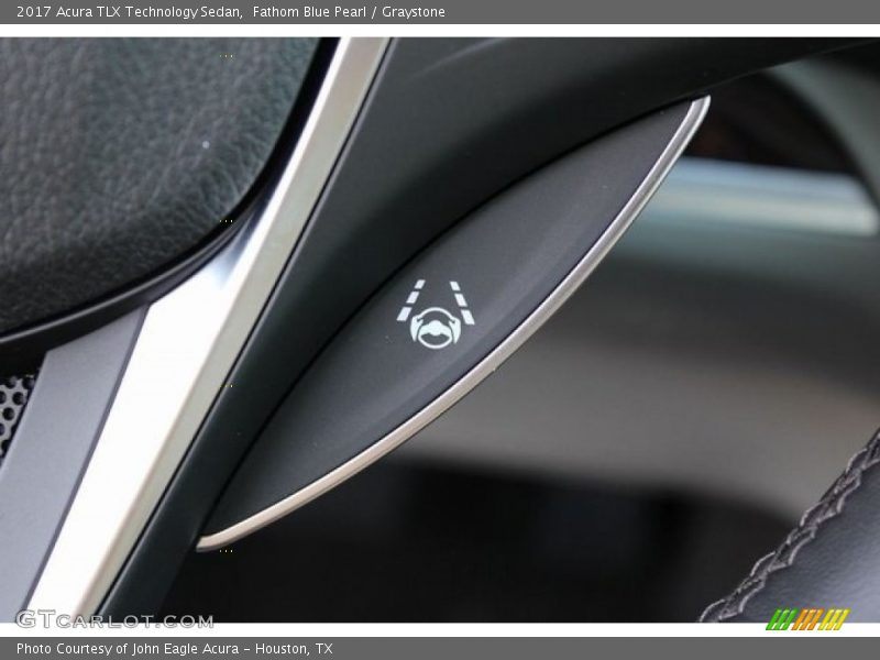 Fathom Blue Pearl / Graystone 2017 Acura TLX Technology Sedan