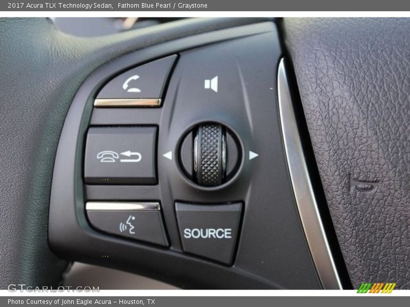 Fathom Blue Pearl / Graystone 2017 Acura TLX Technology Sedan