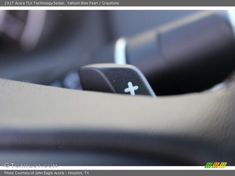 Fathom Blue Pearl / Graystone 2017 Acura TLX Technology Sedan