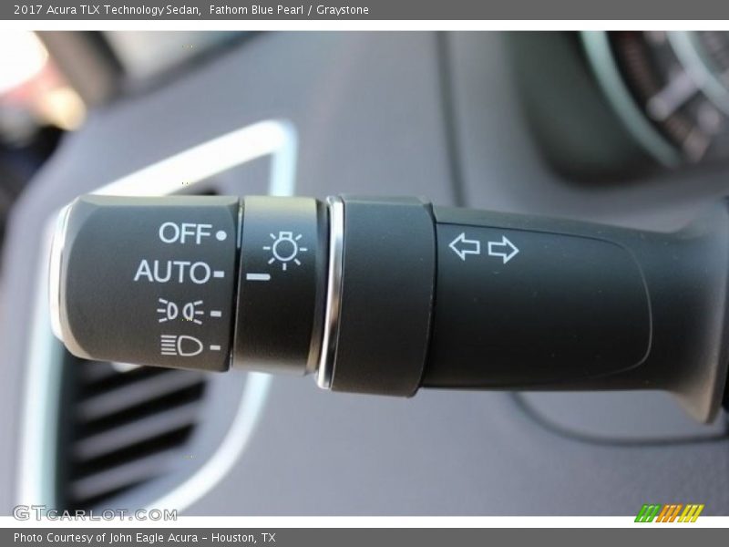 Fathom Blue Pearl / Graystone 2017 Acura TLX Technology Sedan