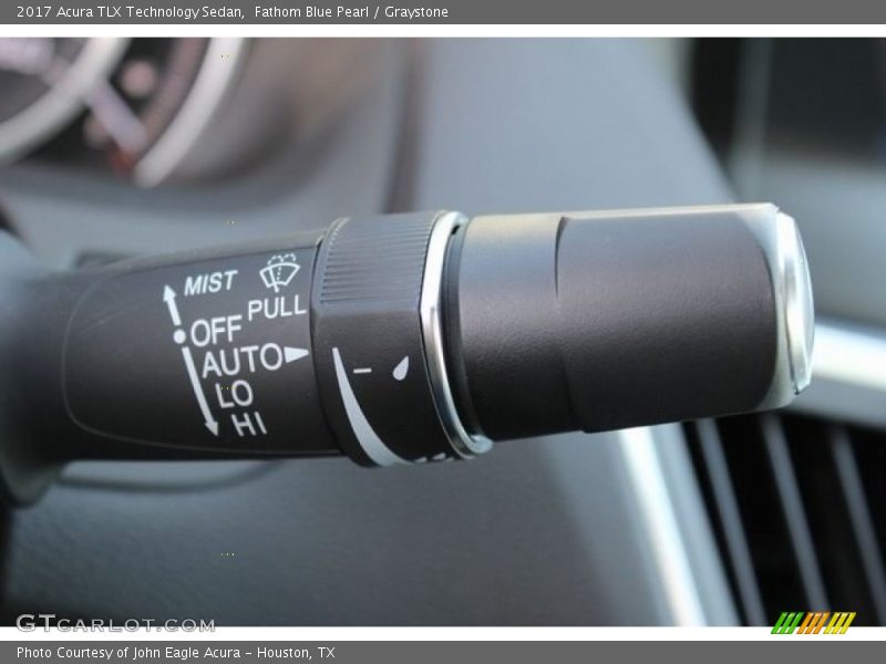 Fathom Blue Pearl / Graystone 2017 Acura TLX Technology Sedan