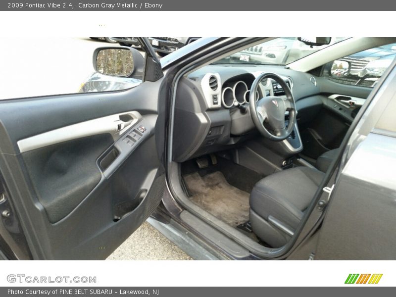Carbon Gray Metallic / Ebony 2009 Pontiac Vibe 2.4