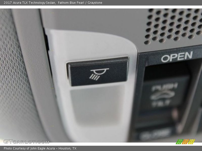 Fathom Blue Pearl / Graystone 2017 Acura TLX Technology Sedan