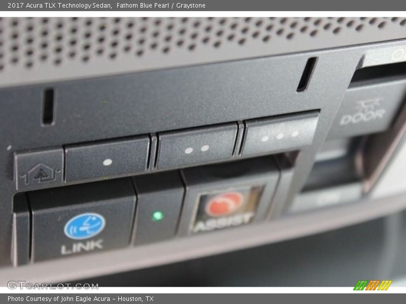 Fathom Blue Pearl / Graystone 2017 Acura TLX Technology Sedan