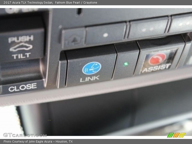 Fathom Blue Pearl / Graystone 2017 Acura TLX Technology Sedan