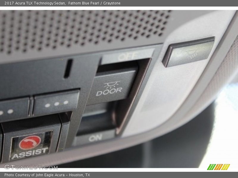 Fathom Blue Pearl / Graystone 2017 Acura TLX Technology Sedan