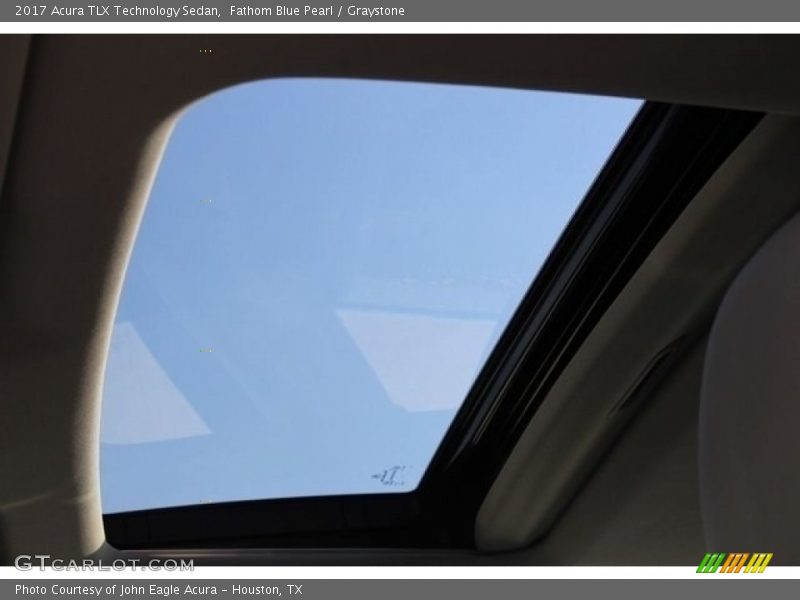 Fathom Blue Pearl / Graystone 2017 Acura TLX Technology Sedan