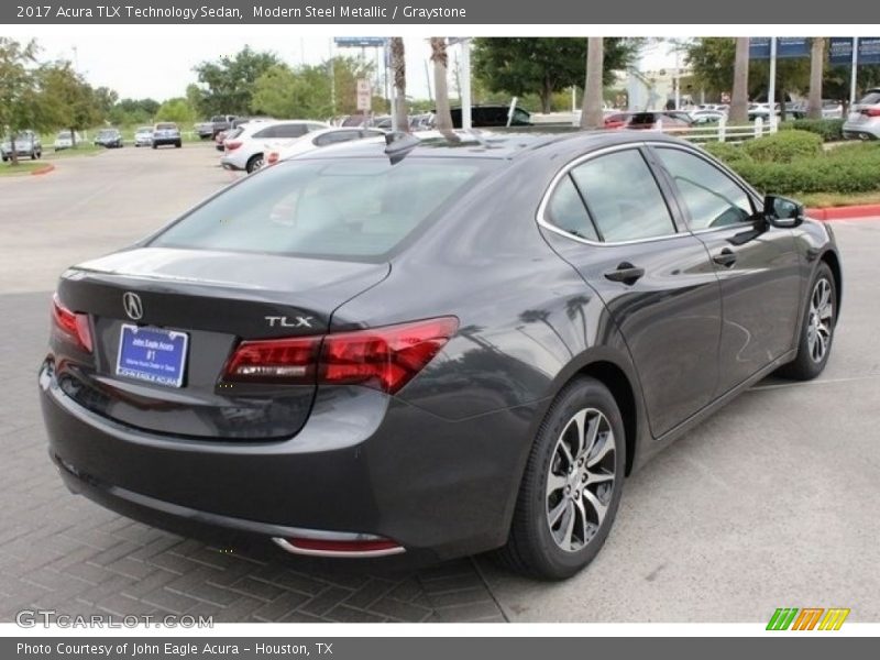 Modern Steel Metallic / Graystone 2017 Acura TLX Technology Sedan