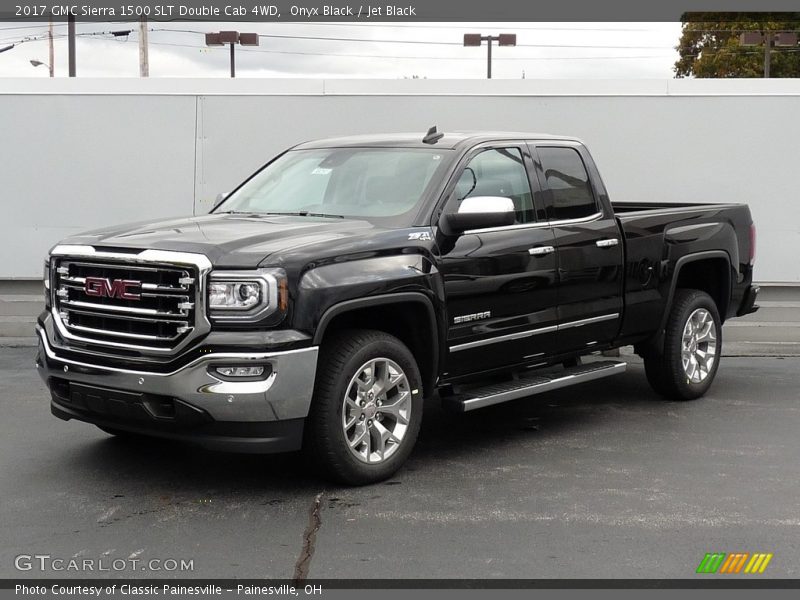 Onyx Black / Jet Black 2017 GMC Sierra 1500 SLT Double Cab 4WD