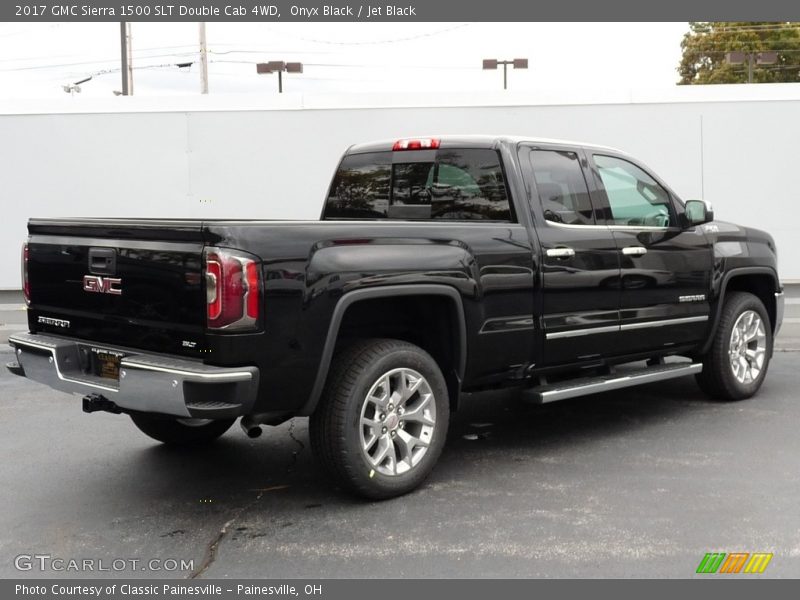 Onyx Black / Jet Black 2017 GMC Sierra 1500 SLT Double Cab 4WD