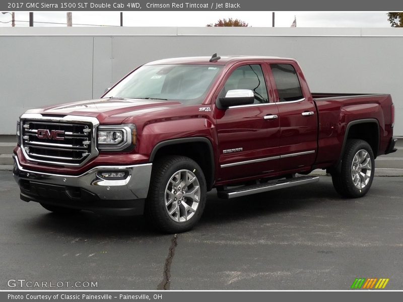 Front 3/4 View of 2017 Sierra 1500 SLT Double Cab 4WD