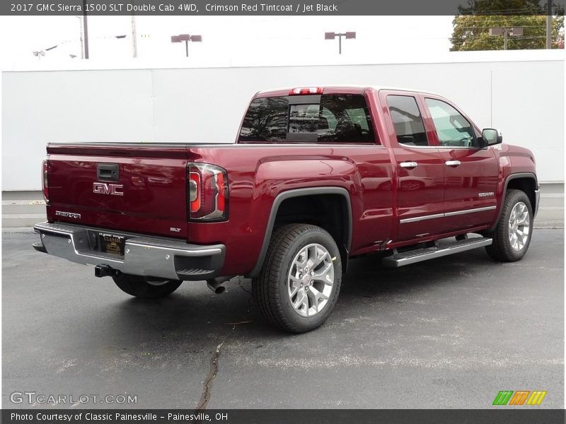 Crimson Red Tintcoat / Jet Black 2017 GMC Sierra 1500 SLT Double Cab 4WD