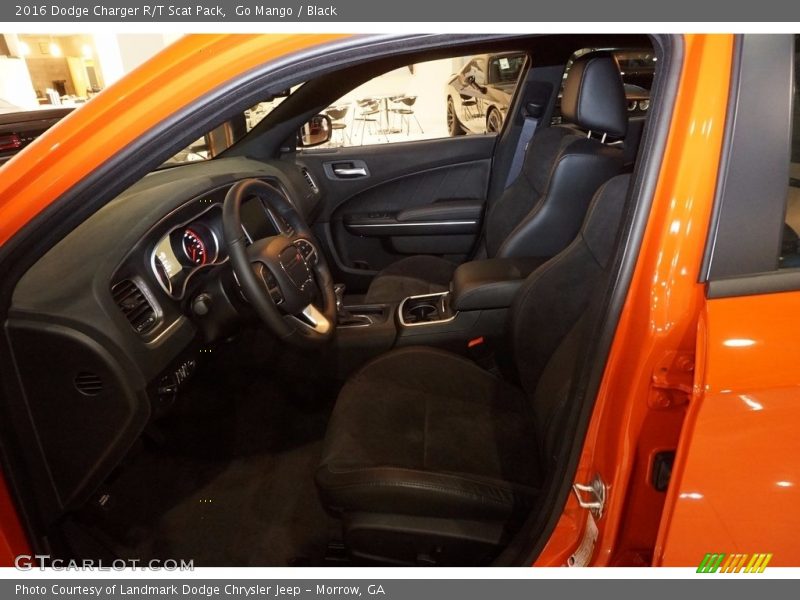 Go Mango / Black 2016 Dodge Charger R/T Scat Pack