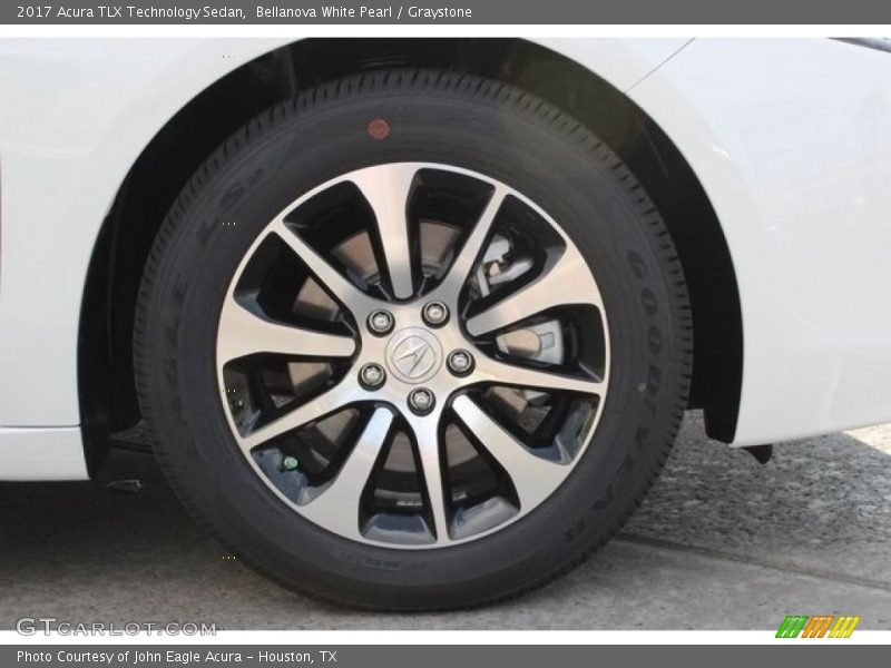 Bellanova White Pearl / Graystone 2017 Acura TLX Technology Sedan