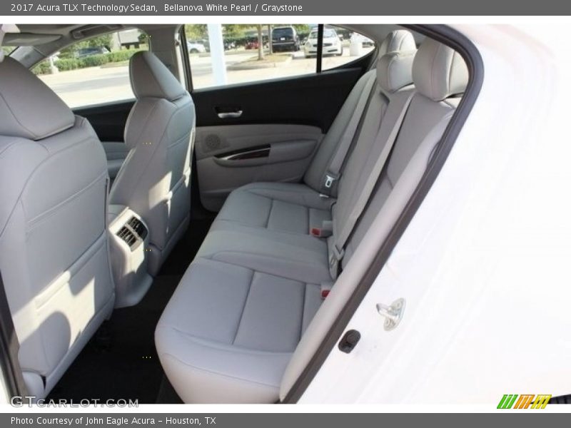 Bellanova White Pearl / Graystone 2017 Acura TLX Technology Sedan
