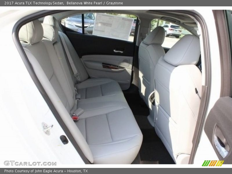 Bellanova White Pearl / Graystone 2017 Acura TLX Technology Sedan
