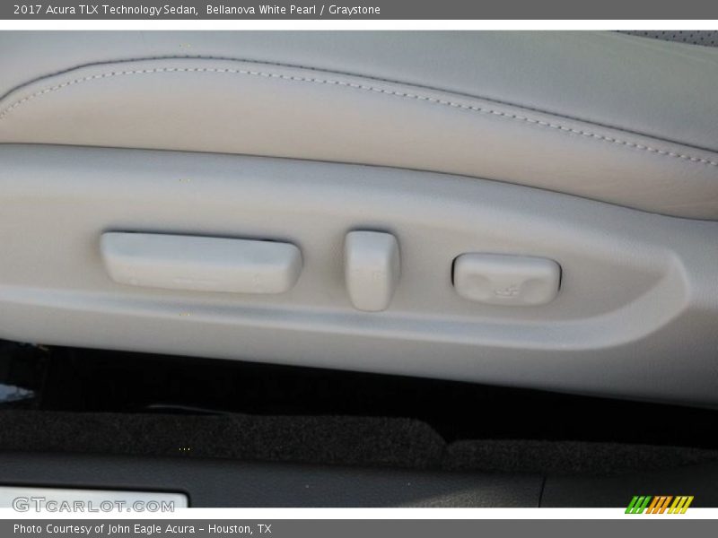 Bellanova White Pearl / Graystone 2017 Acura TLX Technology Sedan