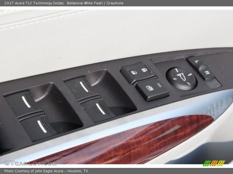 Bellanova White Pearl / Graystone 2017 Acura TLX Technology Sedan