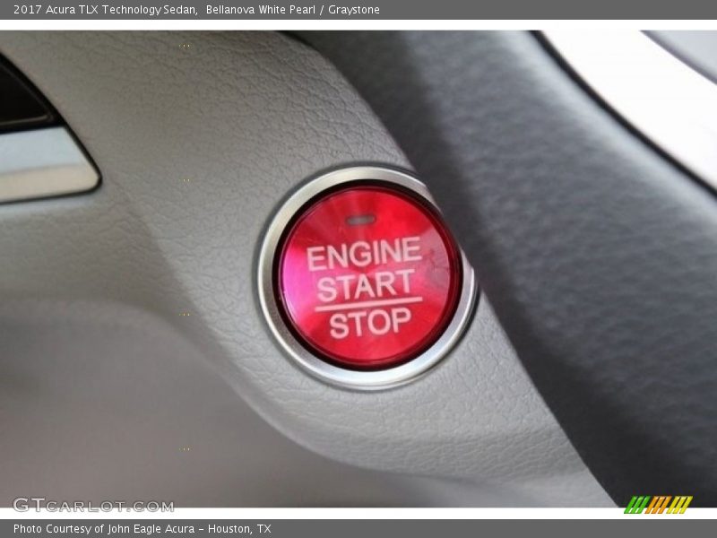 Bellanova White Pearl / Graystone 2017 Acura TLX Technology Sedan