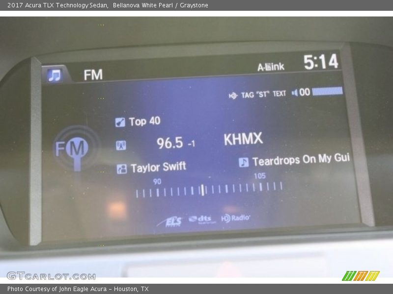 Bellanova White Pearl / Graystone 2017 Acura TLX Technology Sedan