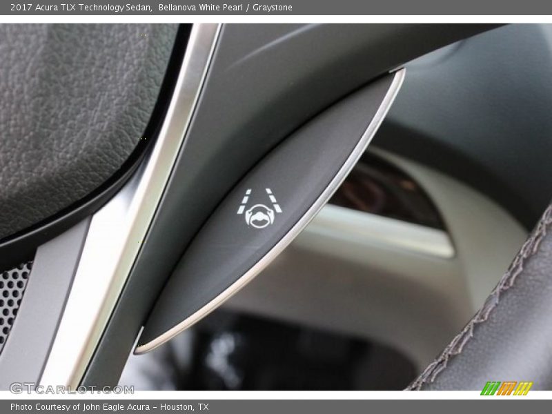 Bellanova White Pearl / Graystone 2017 Acura TLX Technology Sedan