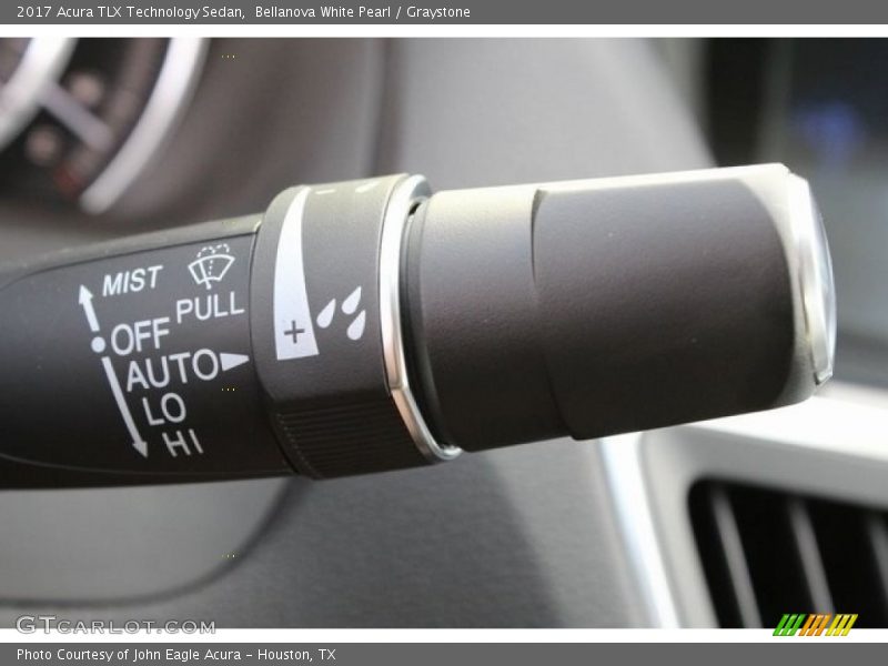 Bellanova White Pearl / Graystone 2017 Acura TLX Technology Sedan